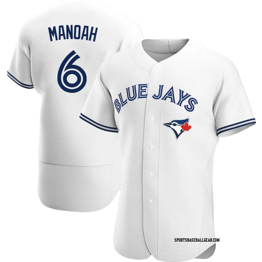 Alek Manoah Men's Toronto Blue Jays White Authentic Home Jersey