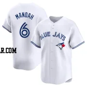 Alek Manoah Men's Toronto Blue Jays White Limited Home Jersey