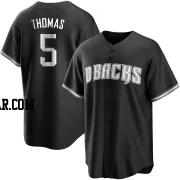 Alek Thomas Men's Arizona Diamondbacks Black/White Replica Jersey