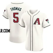 Alek Thomas Men's Arizona Diamondbacks Cream Elite Home Jersey