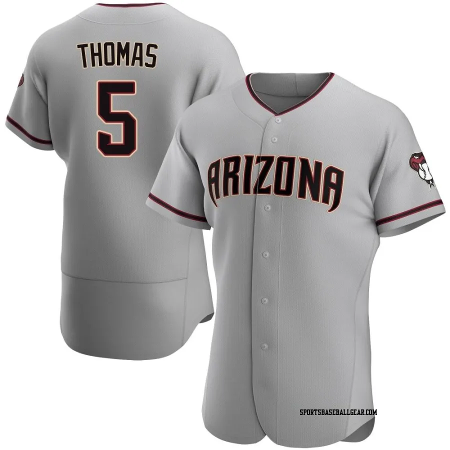 Alek Thomas Men's Arizona Diamondbacks Gray Authentic Road Jersey