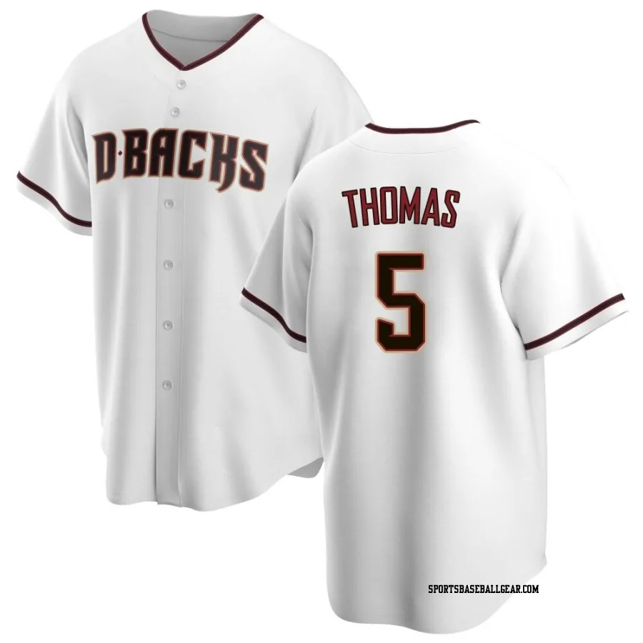 Alek Thomas Men's Arizona Diamondbacks White Replica Home Jersey