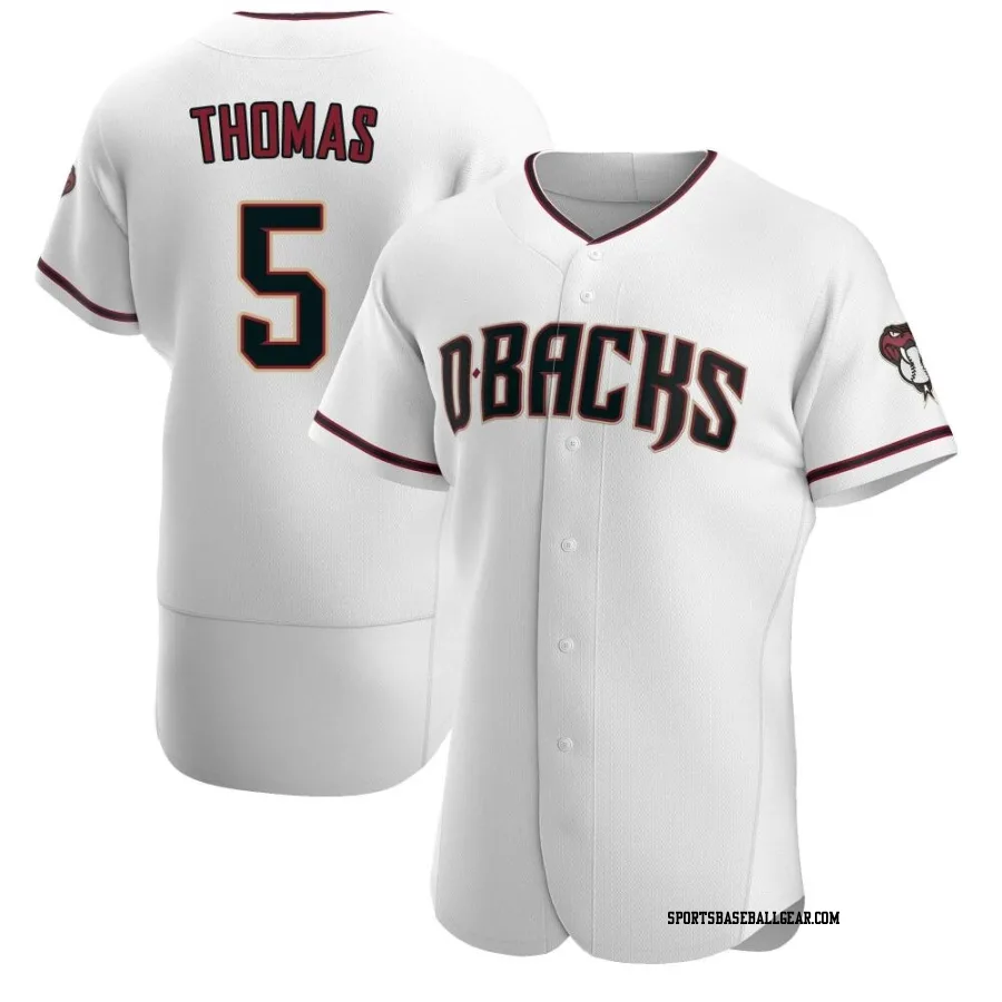 Alek Thomas Men's Arizona Diamondbacks White/Crimson Authentic Home Jersey