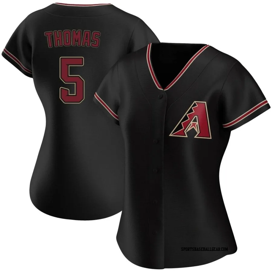 Alek Thomas Women's Arizona Diamondbacks Black Authentic Alternate Jersey