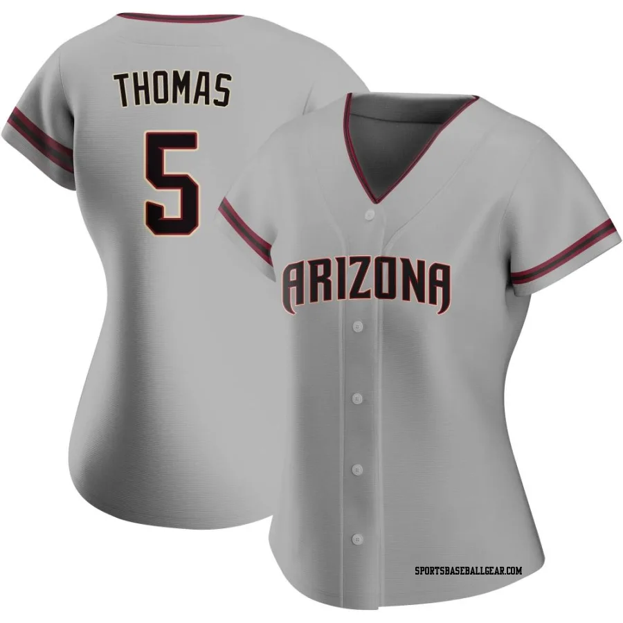 Alek Thomas Women's Arizona Diamondbacks Gray Authentic Road Jersey