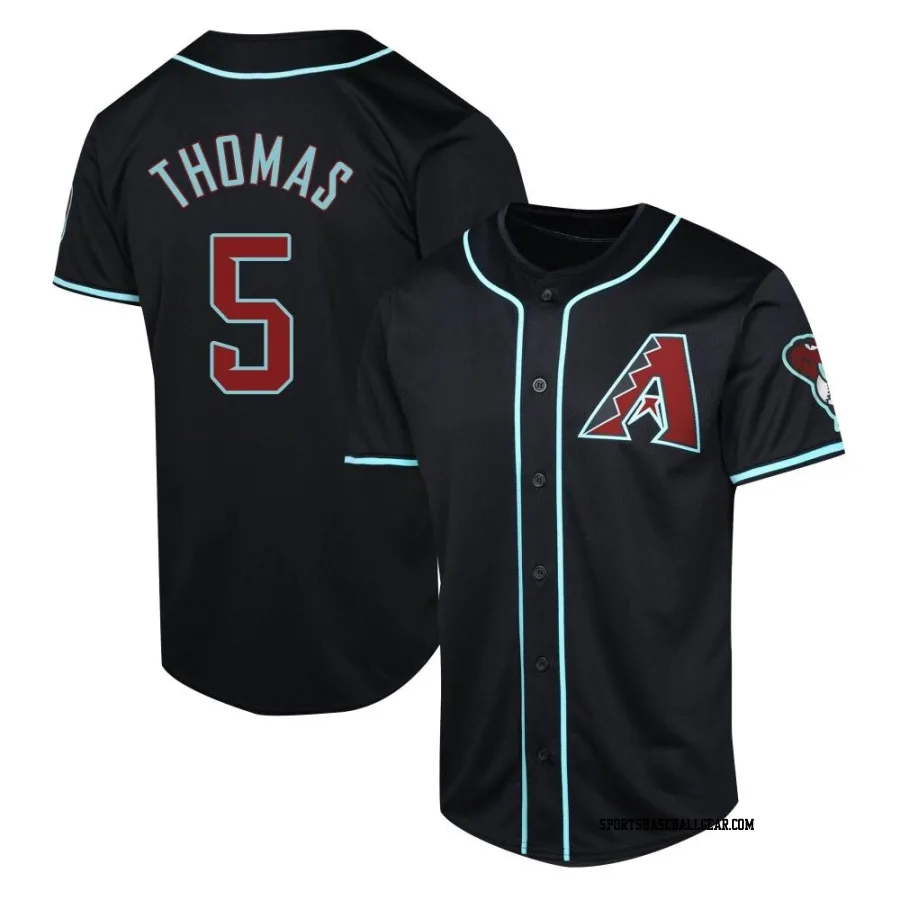 Alek Thomas Youth Arizona Diamondbacks Black Limited Alternate Jersey