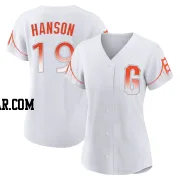 Alen Hanson Women's San Francisco Giants White Authentic 2021 City Connect Jersey