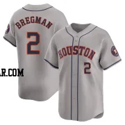 Alex Bregman Men's Houston Astros Gray Limited Away Jersey