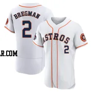 Alex Bregman Men's Houston Astros White Authentic 2022 World Series Champions Home Jersey