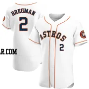 Alex Bregman Men's Houston Astros White Authentic Home Jersey