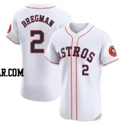 Alex Bregman Men's Houston Astros White Elite Home Jersey