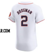 Alex Bregman Men's Houston Astros White Elite Home Jersey