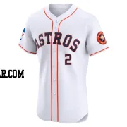 Alex Bregman Men's Houston Astros White Elite Home Patch Jersey