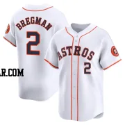 Alex Bregman Men's Houston Astros White Limited Home Jersey