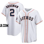 Alex Bregman Men's Houston Astros White Replica 2022 World Series Champions Home Jersey