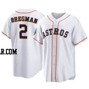 Alex Bregman Men's Houston Astros White Replica 2022 World Series Home Jersey