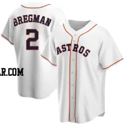 Alex Bregman Men's Houston Astros White Replica Home Jersey