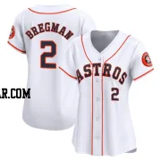 Alex Bregman Women's Houston Astros White Limited Home Jersey