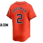 Alex Bregman Youth Houston Astros Orange Limited Alternate Jersey