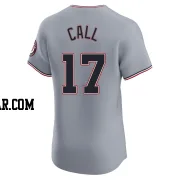 Alex Call Men's Washington Nationals Gray Elite Road Jersey