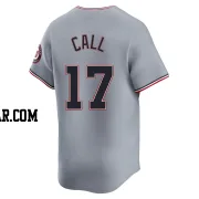 Alex Call Men's Washington Nationals Gray Limited Road Jersey