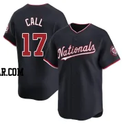 Alex Call Youth Washington Nationals Navy Limited Alternate Jersey