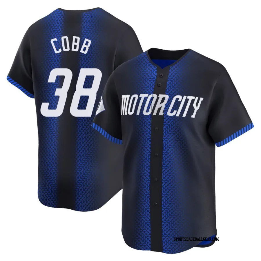 Alex Cobb Men's Detroit Tigers Blue Limited 2024 City Connect Jersey