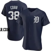 Alex Cobb Men's Detroit Tigers Navy Authentic Alternate Jersey