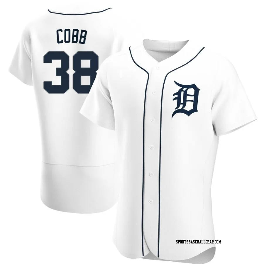 Alex Cobb Men's Detroit Tigers White Authentic Home Jersey