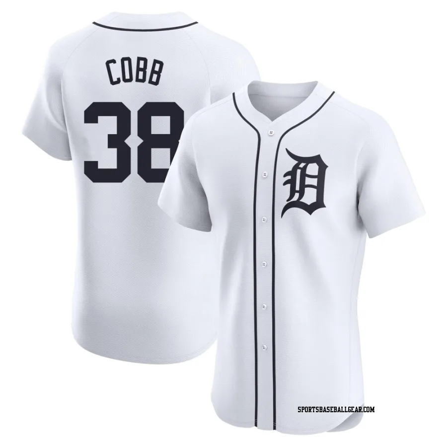 Alex Cobb Men's Detroit Tigers White Elite Home Jersey