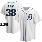 Alex Cobb Men's Detroit Tigers White Replica Home Jersey