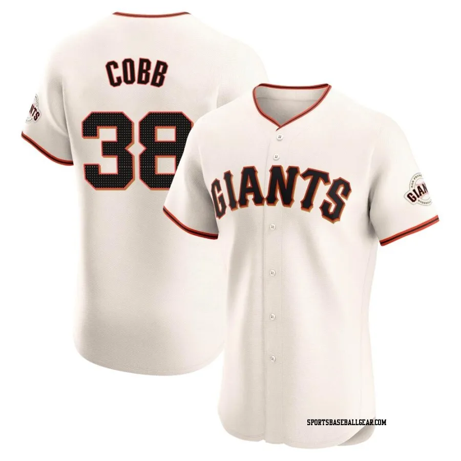 Alex Cobb Men's San Francisco Giants Cream Elite Home Jersey