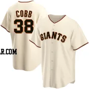 Alex Cobb Men's San Francisco Giants Cream Replica Home Jersey