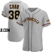 Alex Cobb Men's San Francisco Giants Gray Authentic Road Jersey