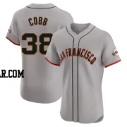 Alex Cobb Men's San Francisco Giants Gray Elite Road Jersey