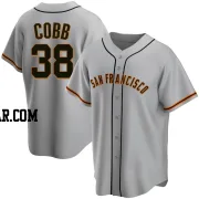 Alex Cobb Men's San Francisco Giants Gray Replica Road Jersey