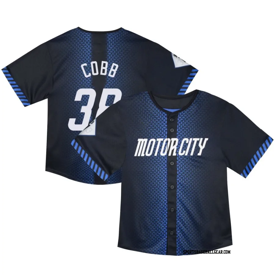 Alex Cobb Toddler Detroit Tigers Blue Limited & Preschool 2024 City Connect Jersey