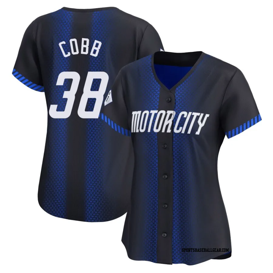 Alex Cobb Women's Detroit Tigers Blue Limited 2024 City Connect Jersey