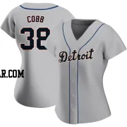 Alex Cobb Women's Detroit Tigers Gray Authentic Road Jersey