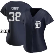 Alex Cobb Women's Detroit Tigers Navy Authentic Alternate Jersey