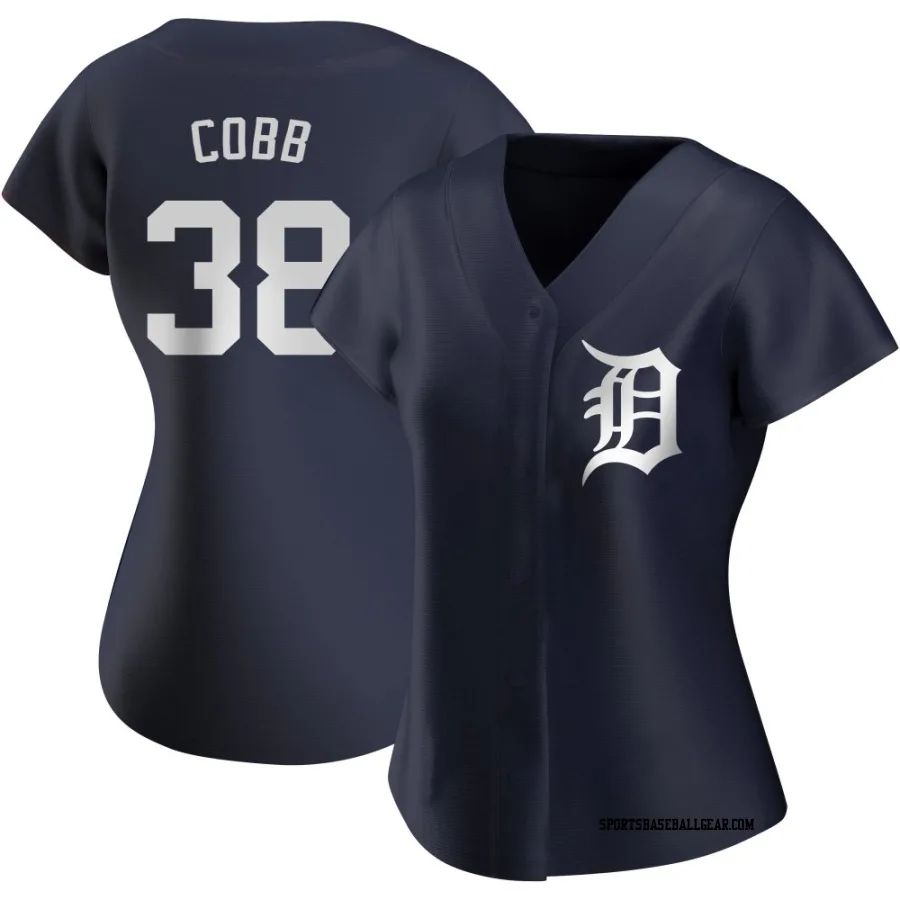 Alex Cobb Women's Detroit Tigers Navy Authentic Alternate Jersey