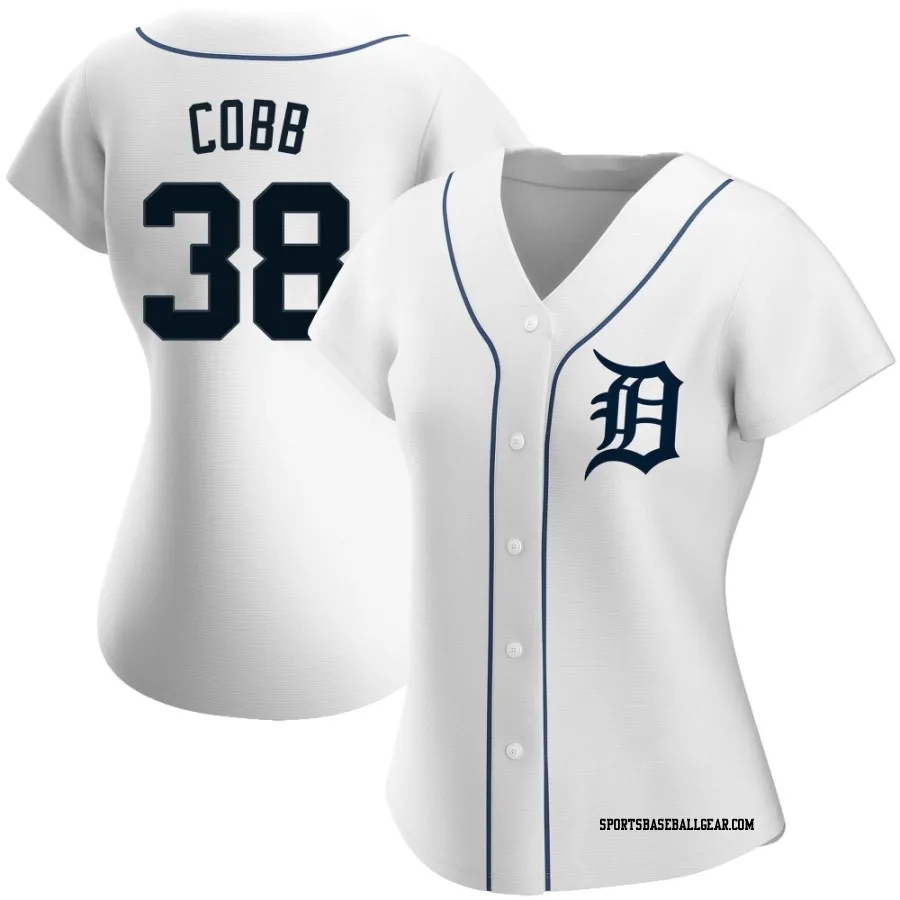 Alex Cobb Women's Detroit Tigers White Authentic Home Jersey