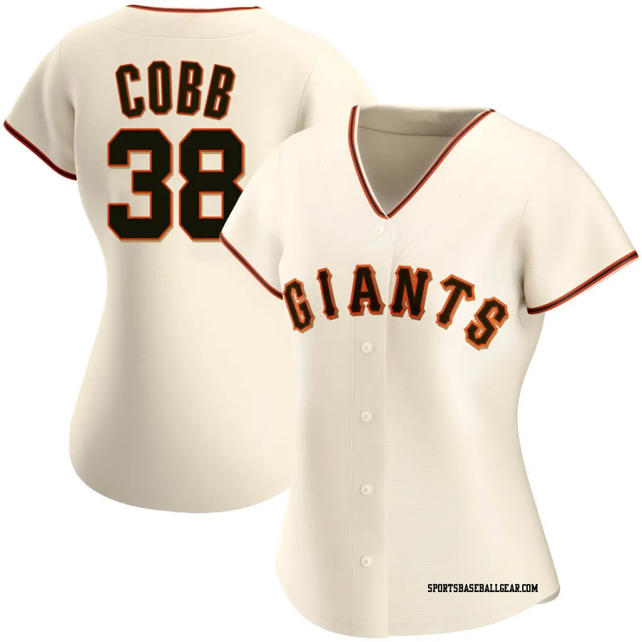 Alex Cobb Women's San Francisco Giants Cream Replica Home Jersey