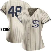 Alex Colome Women's Chicago White Sox Cream Replica 2021 Field of Dreams Jersey