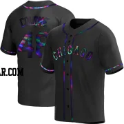 Alex Colome Youth Chicago White Sox Black Holographic Replica Alternate Jersey