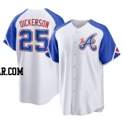 Alex Dickerson Youth Atlanta Braves White Replica 2023 City Connect Jersey