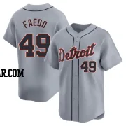 Alex Faedo Men's Detroit Tigers Gray Limited Road Jersey