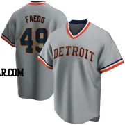 Alex Faedo Men's Detroit Tigers Gray Road Cooperstown Collection Jersey