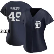 Alex Faedo Women's Detroit Tigers Navy Authentic Alternate Jersey