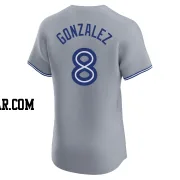 Alex Gonzalez Men's Toronto Blue Jays Gray Elite Road Jersey